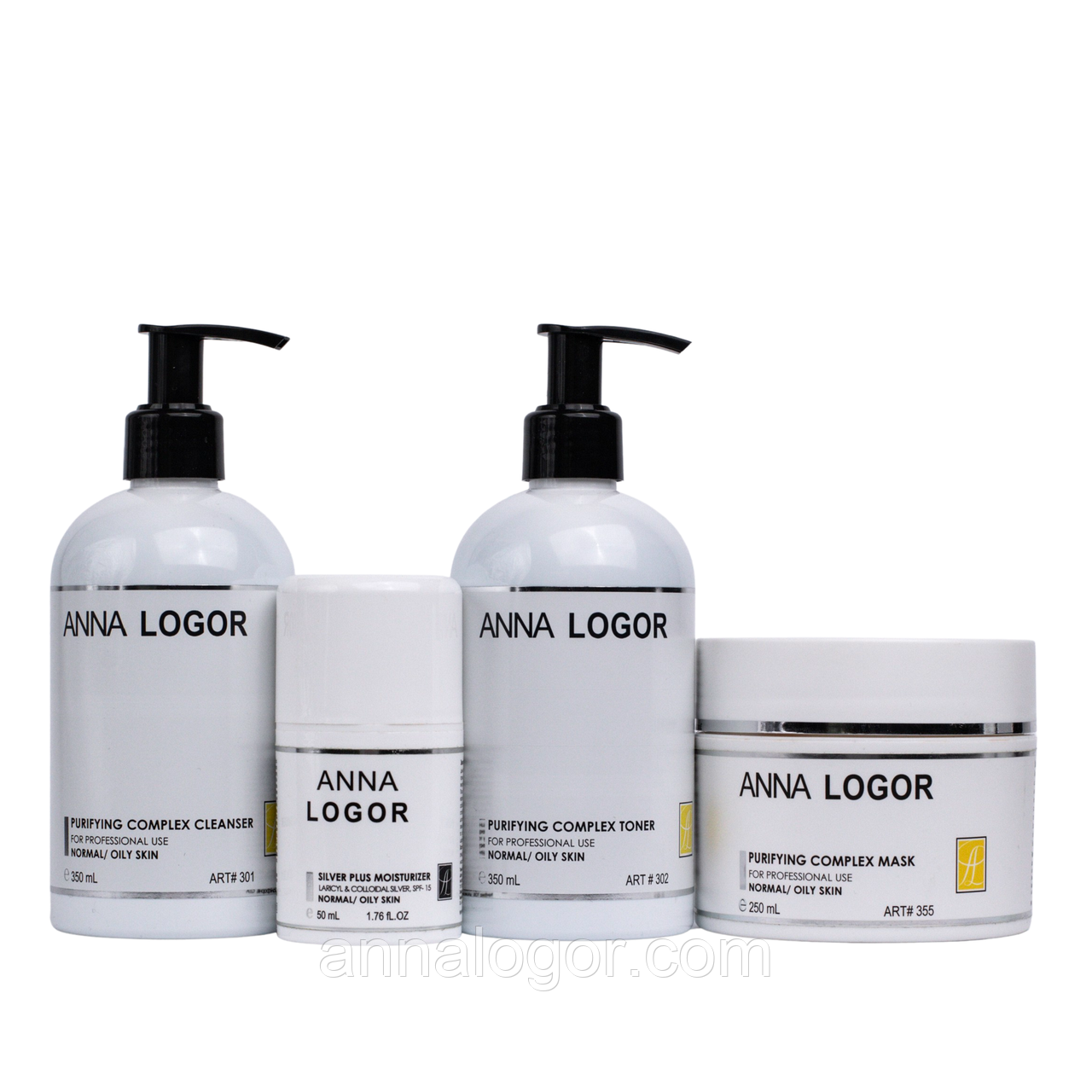 Набір косметики Anna Logor Purifying Complex для комбінованої шкіри обличчя