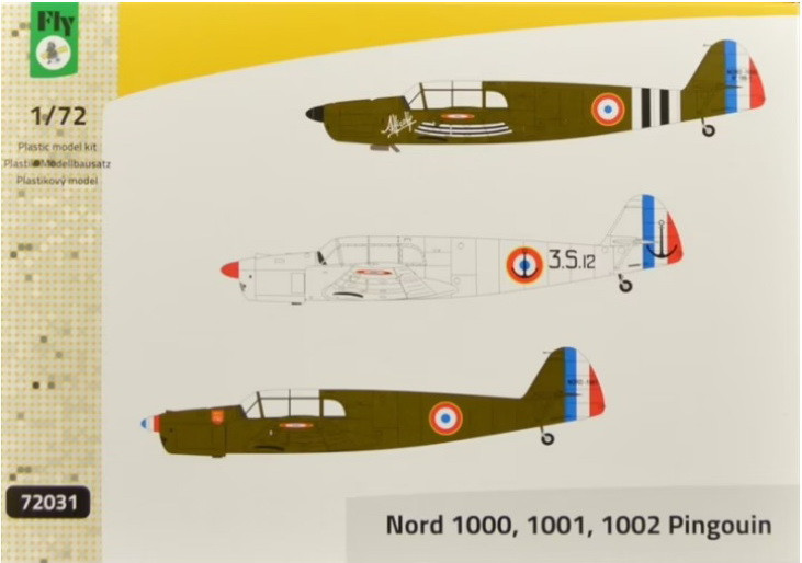Пластикова модель 1/72 FLY 72031 француський літак звязку Nord 1000,1001,1002 Pingouin