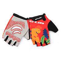 Детские перчатки для активного отдыха GUB S022 открытые велоперчатки Красный, L/XL