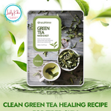 Зволожуюча тканинна маска з зеленим чаєм  SeaNtree Mask Sheet Green Tea, 20ml, фото 4