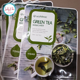 Зволожуюча тканинна маска з зеленим чаєм  SeaNtree Mask Sheet Green Tea, 20ml, фото 3