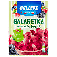 Желе (Galaretka) со вкусом лесной ягоды Gellwe Польша 75г