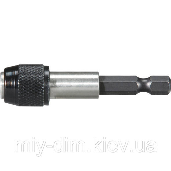 Тримач біт магнітний з фіксатором HEX 1/4, 60 мм Makita (B-52467)