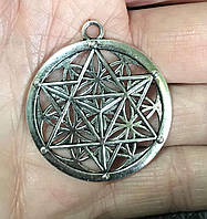 Кулон "Sri Yantra" Merkaba сплав 40 мм УТ-00004311, Аюрведа Здесь!