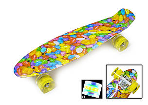 Penny Board "Caramel" Світяться колеса, фото 2