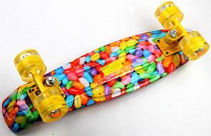 Penny Board "Caramel" Світяться колеса, фото 2