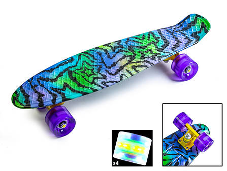 Penny Board "Star" Світяться колеса, фото 2