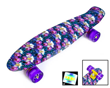 Penny Board "Орхідея" Світяться колеса, фото 2