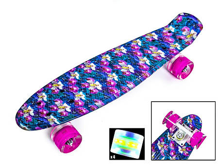 Penny Board "Орхідея" Світяться колеса, фото 2
