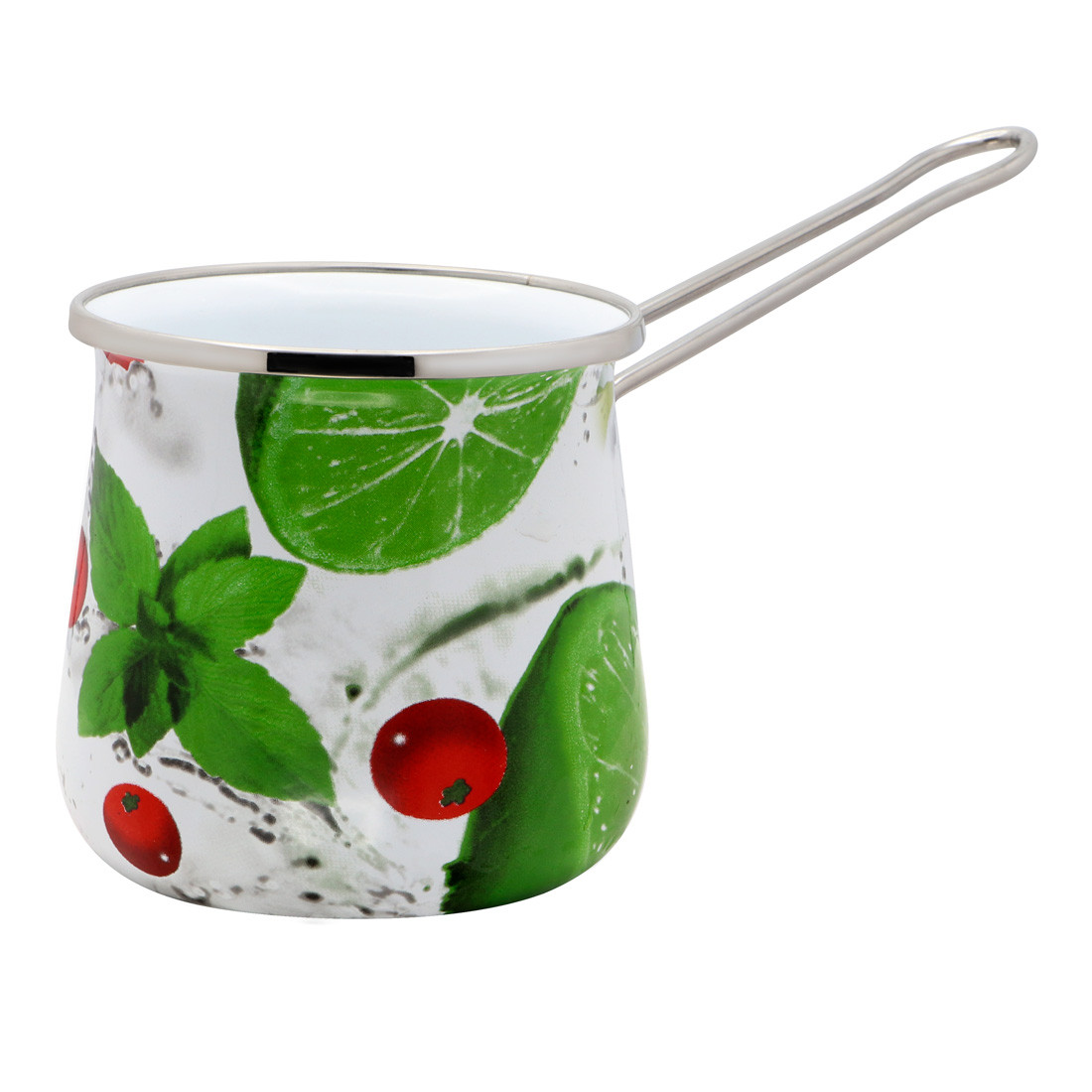 Турка для кави емальована 0,6 л "Мохіто" 3033, фото 1