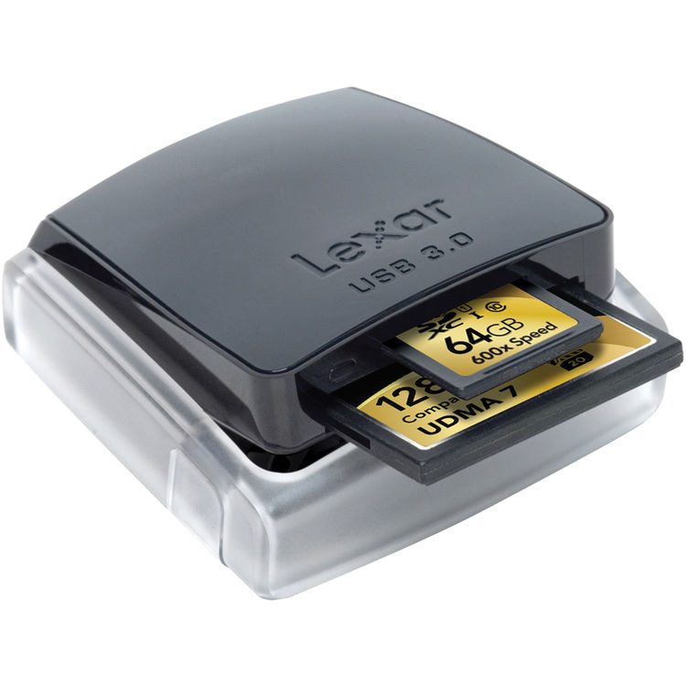 Кардридер Lexar Professional USB 3.0 Dual-Slot SDXC UHS-II 300 MB/s