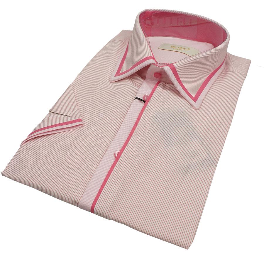 Літня чоловіча сорочка з вставками Betibo 590 NKS 03, фото 1