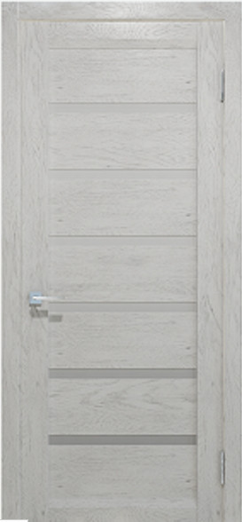 Міжкімнатні двері шпоновані дубом "Status Doors" колекція CITY модель Екю ПО біла