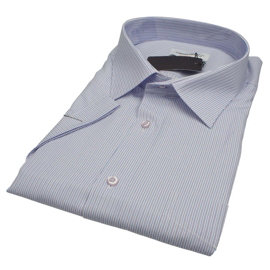 Літня чоловіча сорочка прямого крою Negredo 560 BKC 22, фото 1