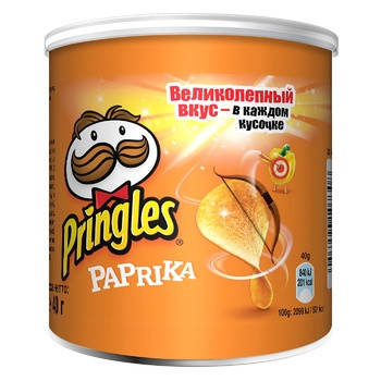 Чипсы Pringles, упаковка 40 гр.