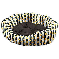 Лежанка - мягкое место для собак и кошек Ferplast Domino (Ферпласт Домино) 60 x 46 x h 20 cm - DOMINO 60, Черный с белым
