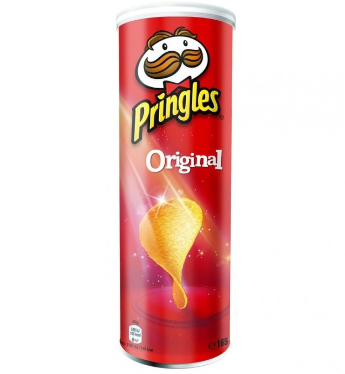 Чипсы Pringles, упаковка 165 гр. Оригинал - фото 1 - id-p1406769789