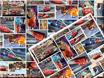 "Тачки" - Пакувальний папір 30*42 см