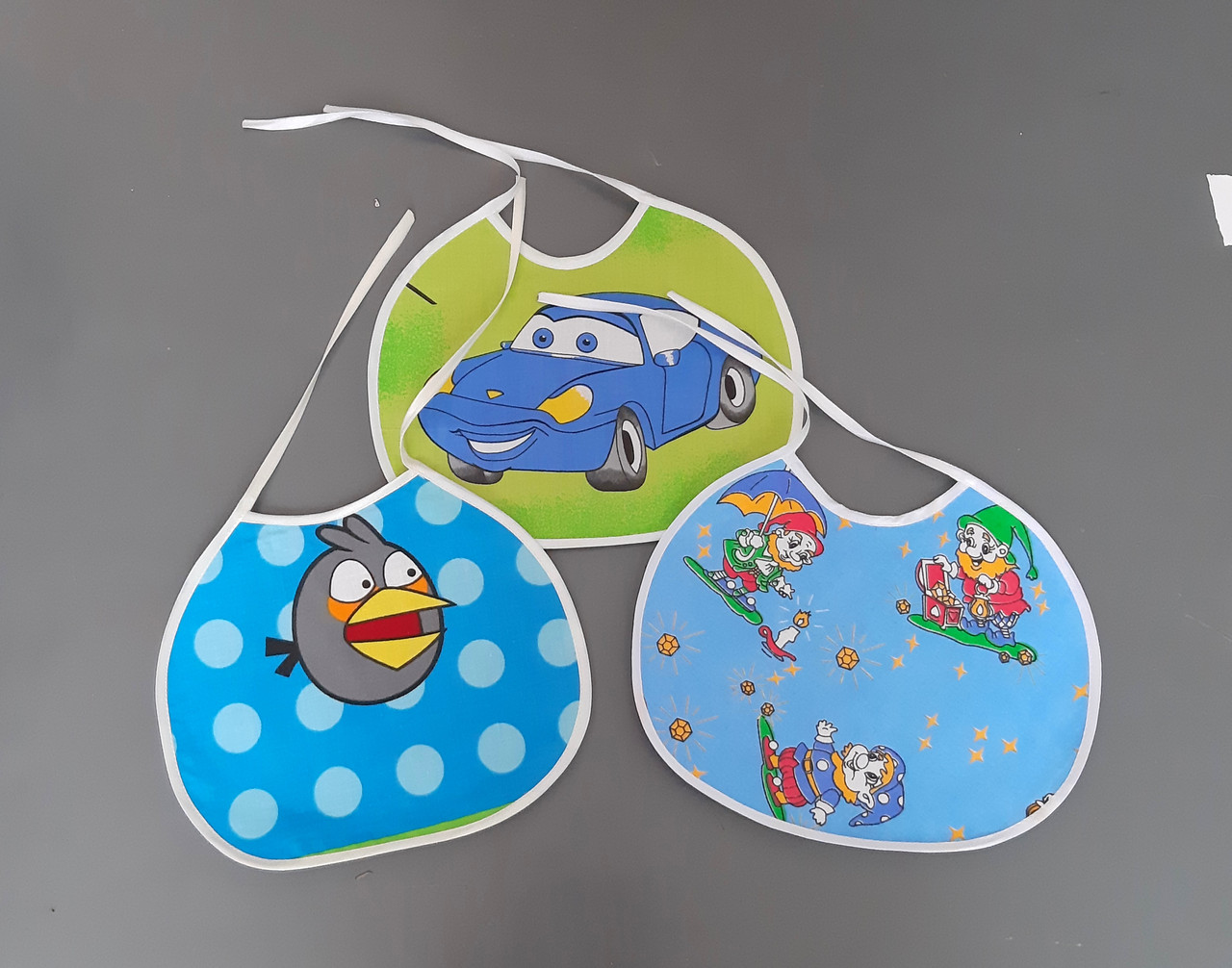 Набір дитячих слинявчиків (в наборі 3 шт.), Сл.-06