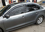 Вітровики ,дефлектори вікон Volkswagen Jetta 2011+ (HIC), фото 4