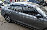 Вітровики ,дефлектори вікон Volkswagen Jetta 2011+ (HIC), фото 6