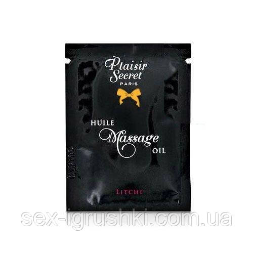 Пробник масажної олії Plaisirs Secrets Litchi (3 мл) SO1203