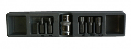 Набор бит FORCE 4066 1/2" Spline 10 мм 6 пр. (М5-М12)