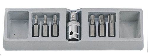 Набір біт FORCE 4074 1/2" Torx 10 мм 7 пр. (Т25-Т55)