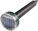 Набір 2 шт. відлякувачів гризунів, кротів і комах ультразвукової на сонячній батареї Garden Pro, фото 3