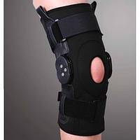 Бандаж на коленный сустав со специальными шарнирами для регулировки угла сгибания Ortop ES-797
