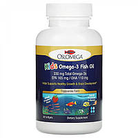 Дитяча омега-3 Oslomega Kids Omega-3 Fish Oil Natural Strawberry Flavor, 60 Softgels