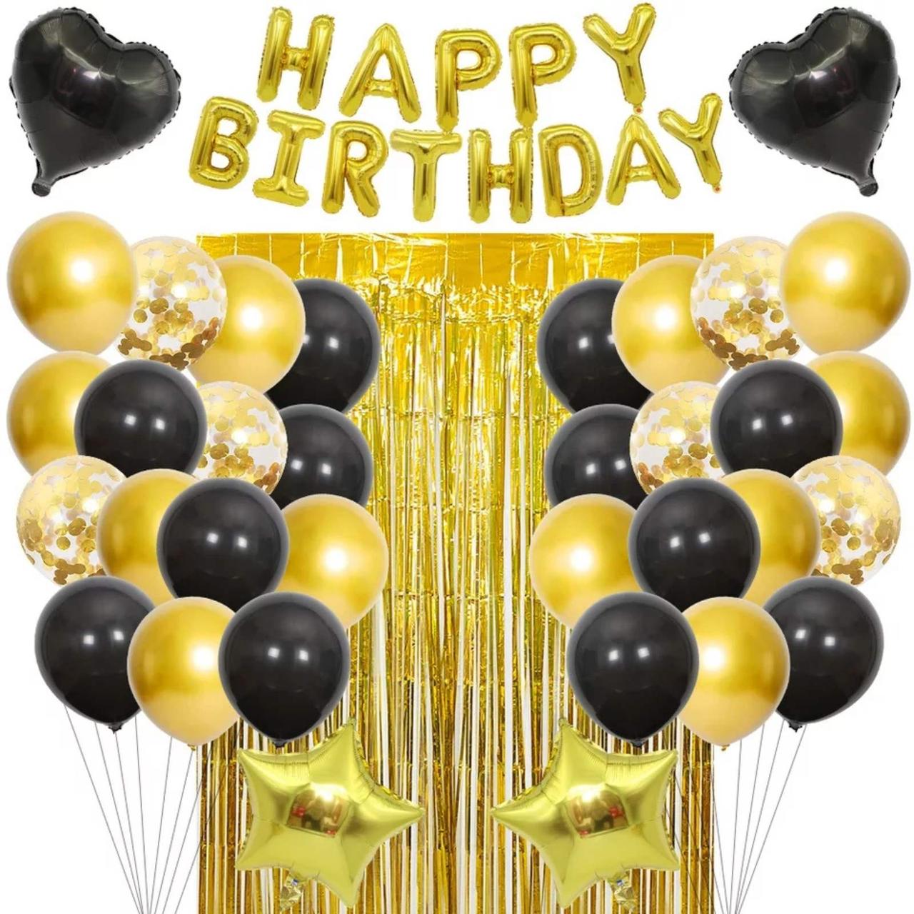 Набір куль на день народження, "HAPPY BIRTHDAY" 054