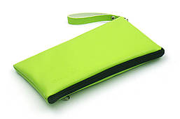 Чохол універсальний на блискавці для телефону 6.0" з карманом із екошкіри Lime (XXL)