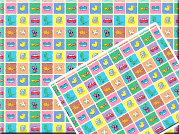 "Свинка Пеппа Різне" - Упаковка для подарунків 30*42 см