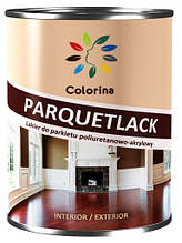 Лак паркетний поліуретан-акриловий Parquetlack Colorina напівматовий 0,75 л