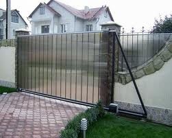 Коміра відкатні, зашивка полікарбонат, фото 1