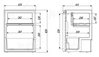 Компресорний автохолодильник Alpicool CR65 (65 літрів). До -20℃, живлення 12, 24 вольт, фото 6