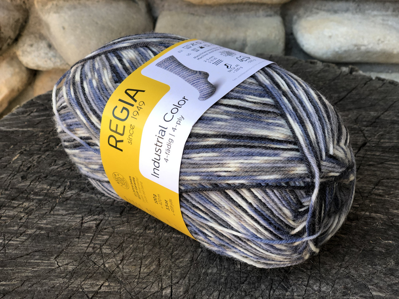 Носкова пряжа REGIA серія Industrial Color, фото 1