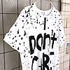 Футболка белая "i don't care", фото 6