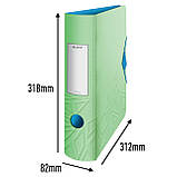 Тека-реєстратор LEITZ Active Urban Chic 180°, 82мм. Салатова, фото 3