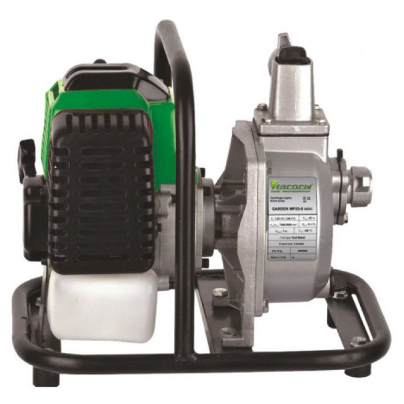 Мотопомпа Garden MP25-8 mini бензинова для перекачування води 8 м3/год напір 25м, час роботи 2ч/заправка