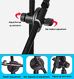 Кільцева LED лампа 26 см на стійці журавель (flatlay набір), фото 5