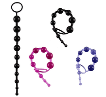 Силіконові анальні буси B YOURS BASIC BEADS PURPLE