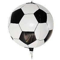 Фольгована кулька 4D сфера  футбольний м'яч 22" (55см) Китай