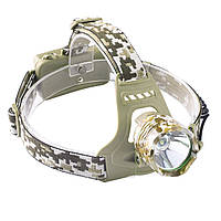 Камуфляжний налобний світлодіодний ліхтар X-Balog 2130-T6, з оптичним зумом, до 600 м