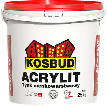 Штукатурка акрилова KOSBUD ACRYLIT, баранчик, база, 25 кг