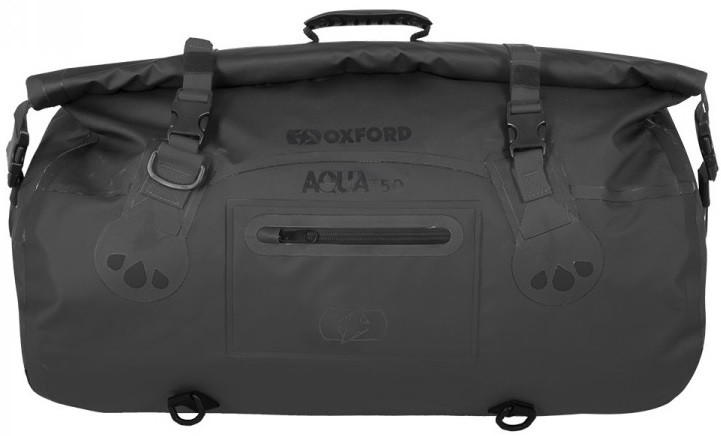 Мотосумка на хвост мотоцикла Oxford Aqua T-50 Roll черный