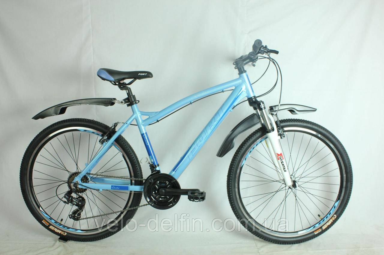 Гірський велосипед жіночий Fort Gratia 26"2021 v-brake
