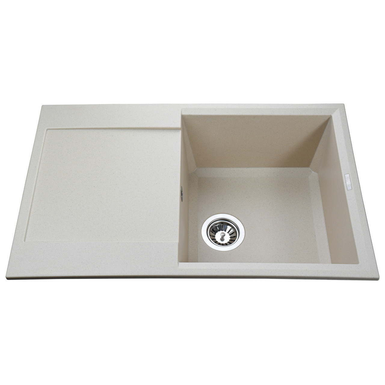 Гранітна мийка для кухні Globus Lux KOMO слонова кістка 7950, фото 1