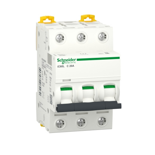Автоматичний вимикач Schneider Electric iC60L 3p 20A C 6kA A9F94320